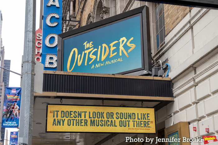 Up on the Marquee: THE OUTSIDERS Image