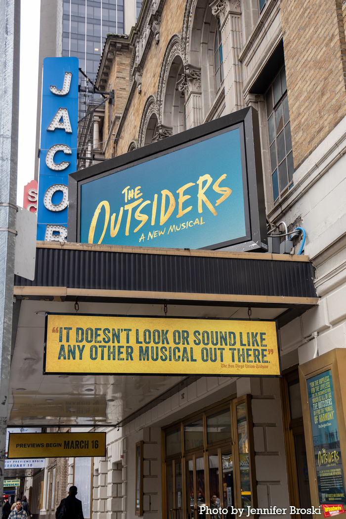 Up on the Marquee: THE OUTSIDERS Image
