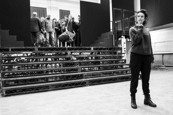 Photos: First Look at Rehearsals for MACBETH, Starring Ralph Fiennes and Indira Varma Image
