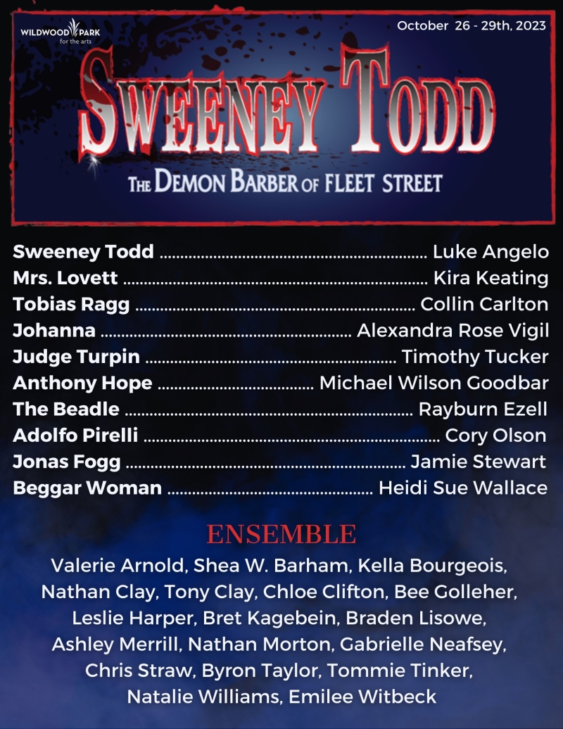 Review: SWEENEY TODD: DEMON BARBER OF FLEET STREET At Wildwood Park For The Arts 