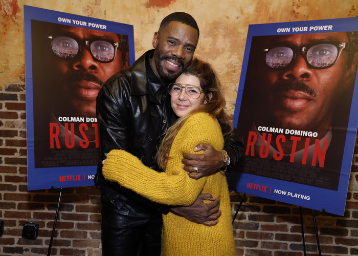 Photos: Colman Domingo Attends RUSTIN Screening With Marisa Tomei, Jeremy O Harris and More Image