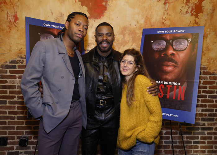 Photos: Colman Domingo Attends RUSTIN Screening With Marisa Tomei, Jeremy O Harris and More Image