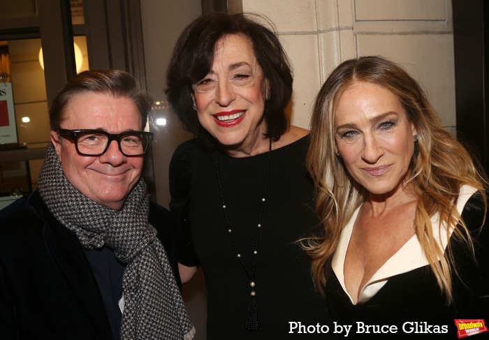 Nathan Lane, MTC Artistic Director Lynne Meadow and Sarah Jessica Parker  Photo