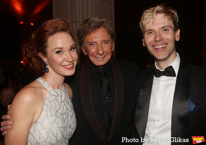 Sierra Boggess, Barry Manilow and Stefano Da Fre Photo