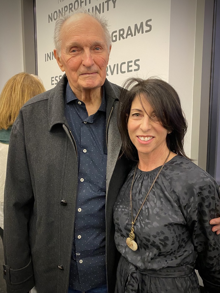 Michelle Kholos Brooks, Alan Alda Photo