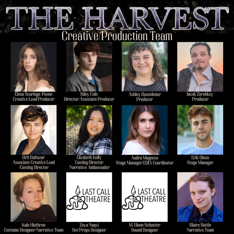 Interview: Riley Cole on Directing THE HARVEST Immersive Production for Last Call Theatre Image