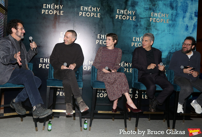 Tony Kushner, Jeremy Strong, Amy Herzog, Michael Imperioli and Sam Gold  Photo