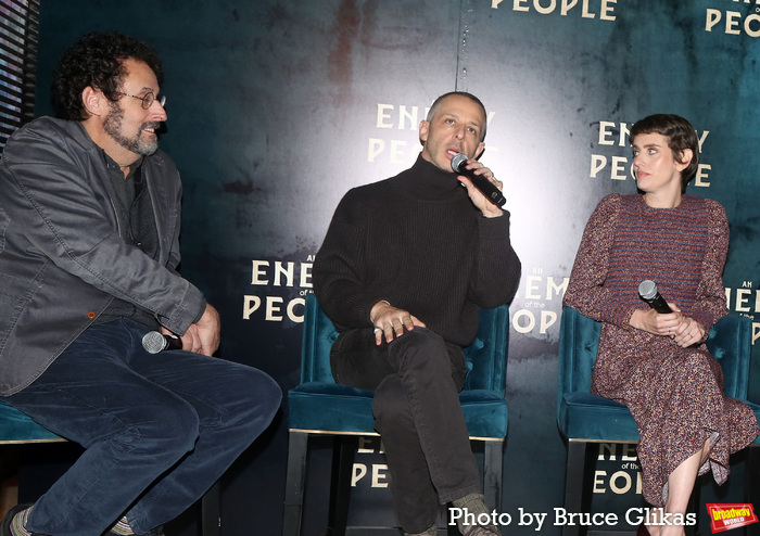 Tony Kushner, Jeremy Strong and Amy Herzog Photo