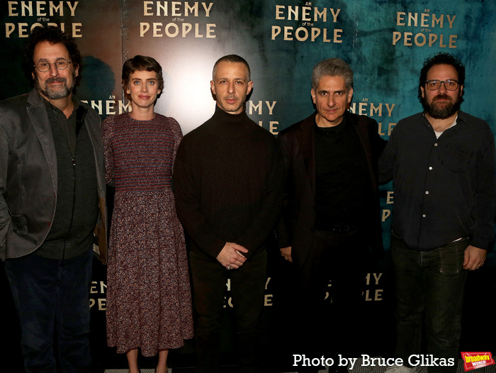 Tony Kushner, Amy Herzog, Jeremy Strong, Michael Imperioli and Sam Gold  Photo