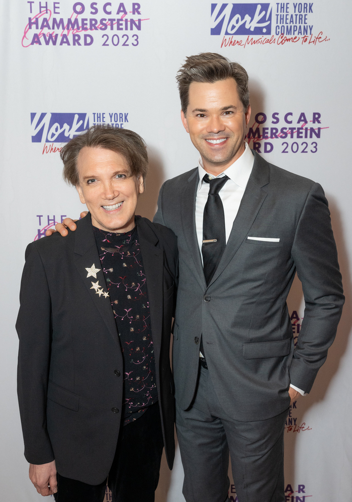 Charles Busch and Andrew Rannells
 Photo