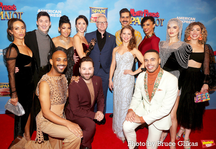 Producer Jeffrey Finn and The Ensemble of "Spamalot" Photo