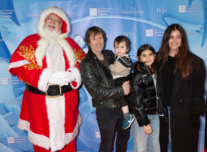 Father Christmas, Tim Wheeler, George, Romy Konjic & Julia Restoin Roitfeld Photo