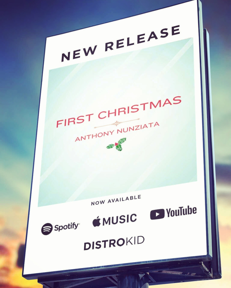 Music Review: Anthony Nunziata Gifts Us His Single FIRST CHRISTMAS For Our Christmas Image