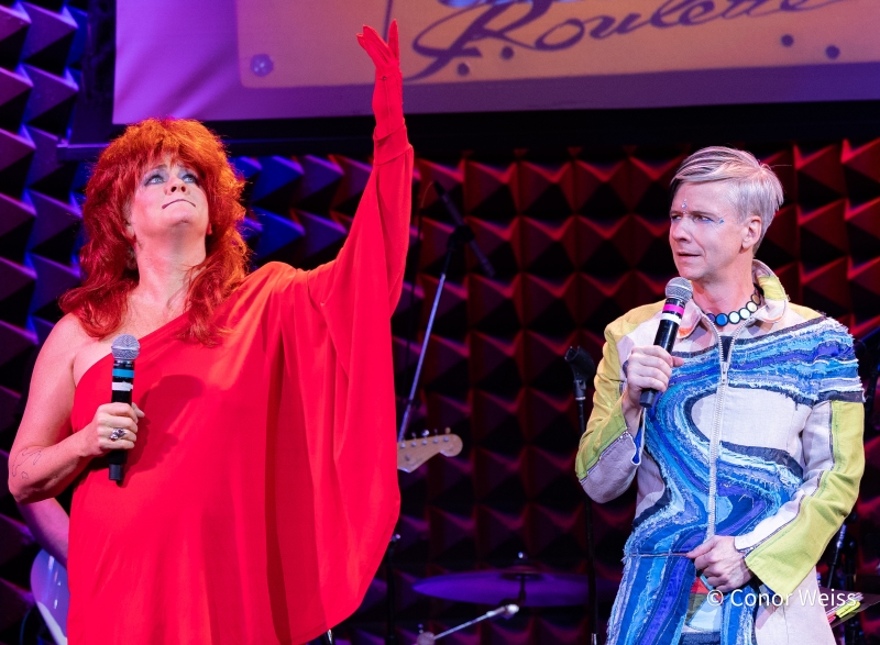 Photos: John Cameron Mitchell & Amber Martin in CASSETTE ROULETTE At Joe's Pub Image