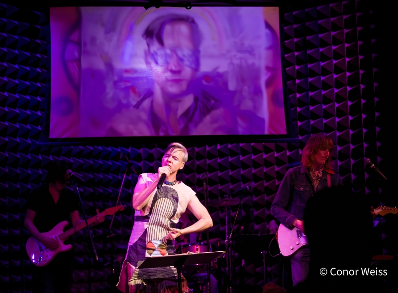 Photos: John Cameron Mitchell & Amber Martin in CASSETTE ROULETTE At Joe's Pub Image