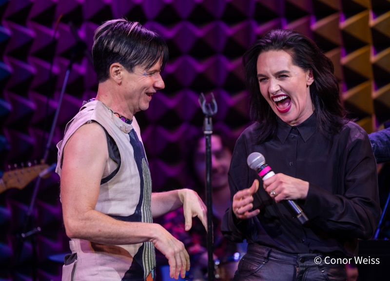 Photos: John Cameron Mitchell & Amber Martin in CASSETTE ROULETTE At Joe's Pub Image