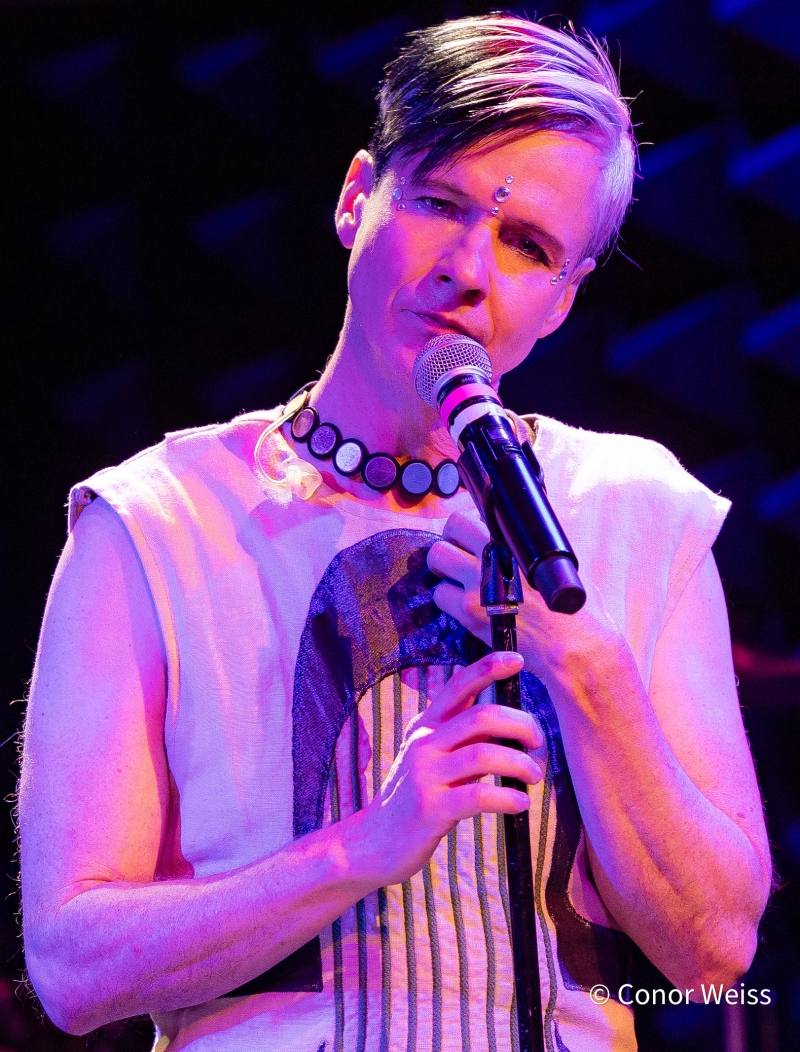 Photos: John Cameron Mitchell & Amber Martin in CASSETTE ROULETTE At Joe's Pub Image