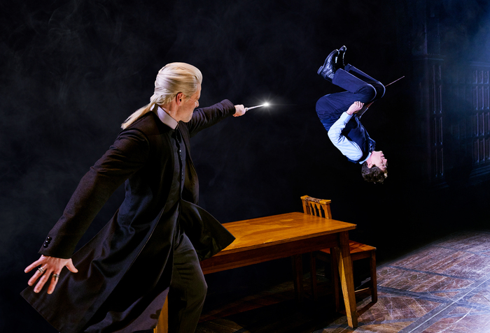 Aaron Bartz as Draco Malfoy and Steve Haggard Photo