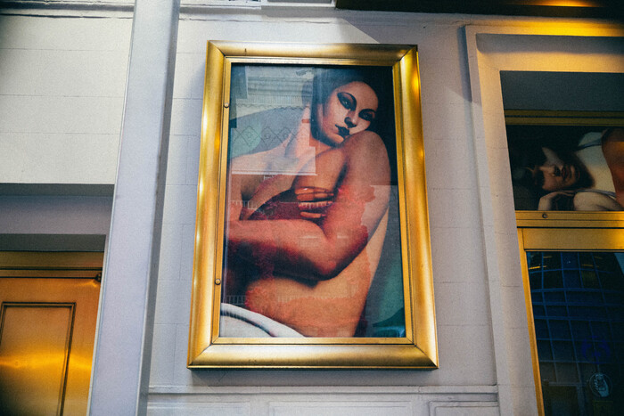 Photos: Selected Works of Tamara de Lempicka Are On Display Outside the Longacre Theatre Image