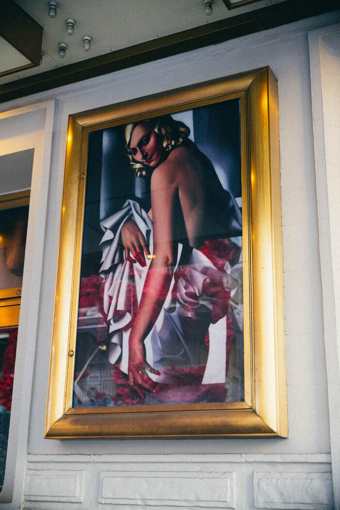Photos: Selected Works of Tamara de Lempicka Are On Display Outside the Longacre Theatre Image
