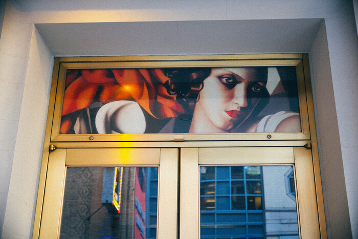 Photos: Selected Works of Tamara de Lempicka Are On Display Outside the Longacre Theatre Image