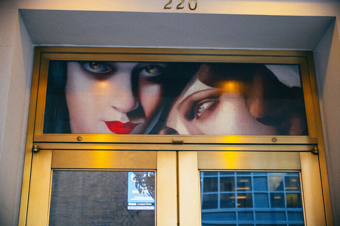Photos: Selected Works of Tamara de Lempicka Are On Display Outside the Longacre Theatre Image