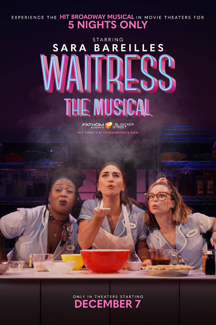 Streaming: Sara Bareilles Dons Her Apron Again For The Special Engagement Feature Film WAITRESS: THE MUSICAL 
