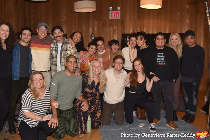 Lynn Pinto and Andros Rodriguez join with The Cast and Musicians of Sweeney Todd that Photo