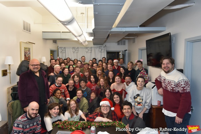 The Cast, Crew and Musicians of the Joe Iconis Christmas Extravaganza at 54 Below Photo