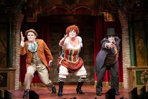 Review: SCROOGE IN ROUGE at Open Eye Theatre Image