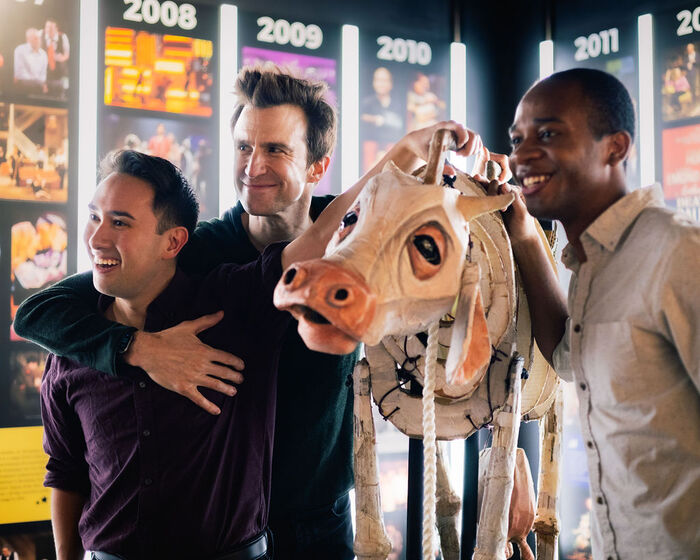 Photos: Gavin Creel, Cole Thompson and Kennedy Kanagawa Celebrate Milky White's Arrival at the Museum of Broadway 