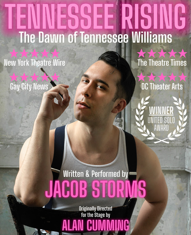 TENNESSEE RISING: THE DAWN OF TENNESSEE WILLIAMS is Coming to The Laurie Beechman Theatre 