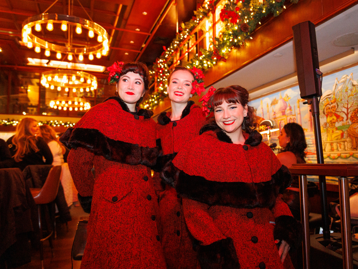 Photos: The Satin Dollz Tour New York City Restaurants with Christmas Caroling  Image