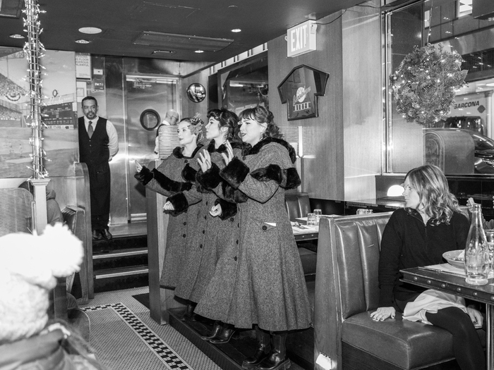 Photos: The Satin Dollz Tour New York City Restaurants with Christmas Caroling  Image