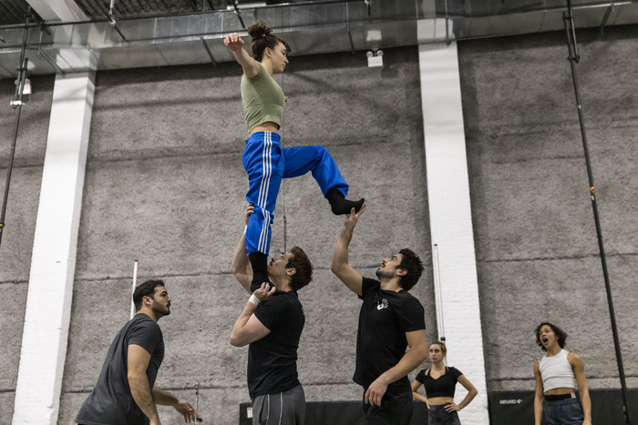 Photos: Go Inside Rehearsals for WATER FOR ELEPHANTS on Broadway Image