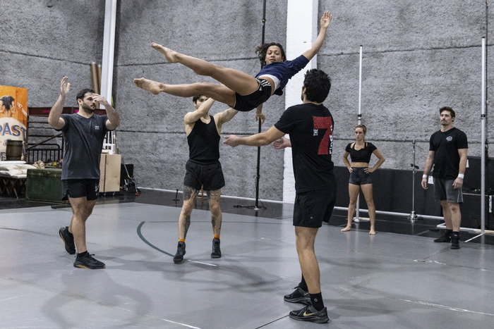 Photos: Go Inside Rehearsals for WATER FOR ELEPHANTS on Broadway Image