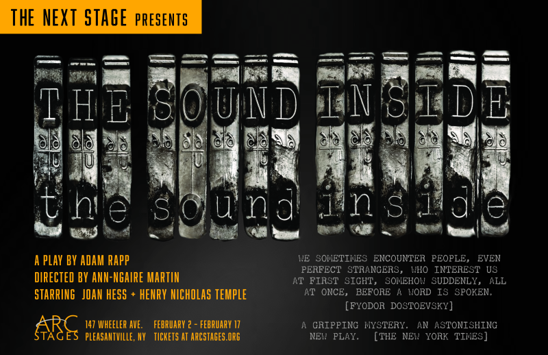Arc Stages to Present THE SOUND INSIDE by Adam Rapp in February 