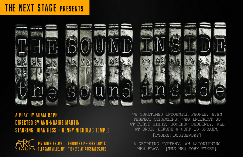 Arc Stages to Present THE SOUND INSIDE by Adam Rapp in February Image