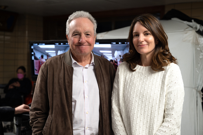 Producers Lorne Michaels and Tina Fey Photo