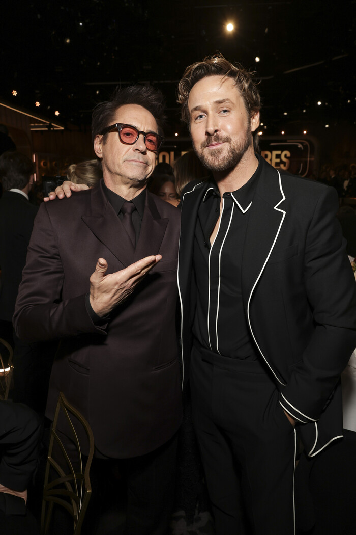 Robert Downey Jr. and Ryan Gosling Photo