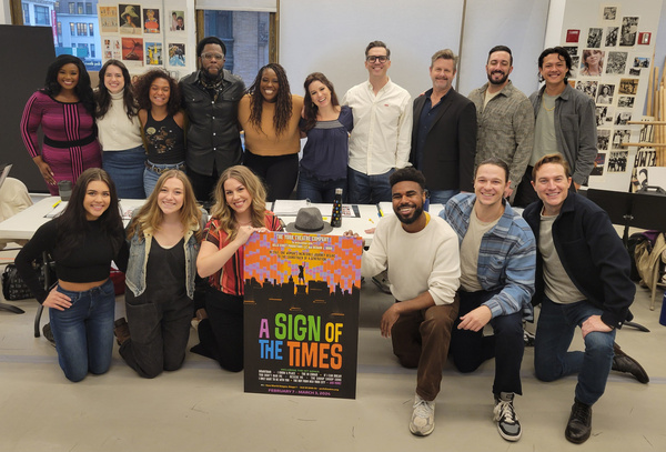 Photo: Rehearsals Begin for A SIGN OF THE TIMES at New World Stages Image