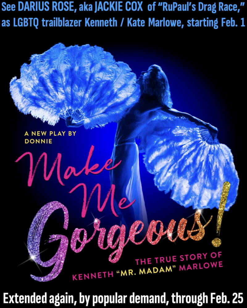 MAKE ME GORGEOUS! Starring Jackie Cox Extended Through Late February Image