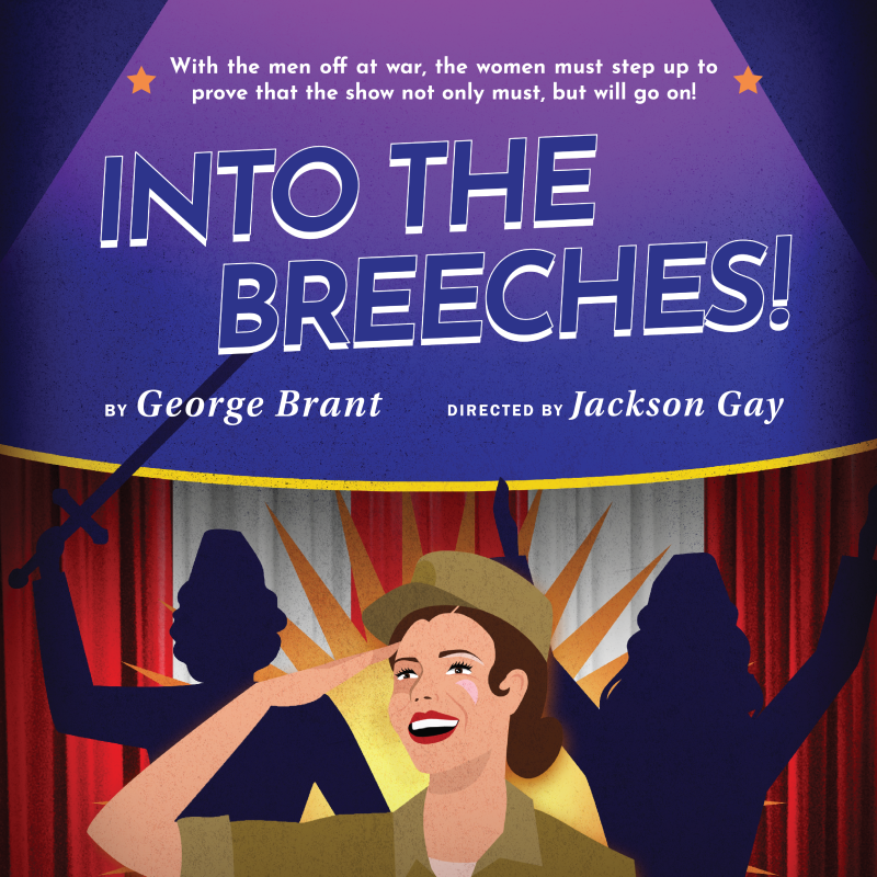 Cast Set for INTO THE BREECHES at Gulfshore Playhouse Image
