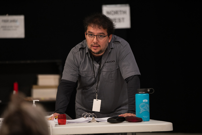 Photos: Go Inside Rehearsals for A HOME WHAT HOWLS (OR THE HOUSE WHAT WAS RAVINE) at Steppenwolf Image