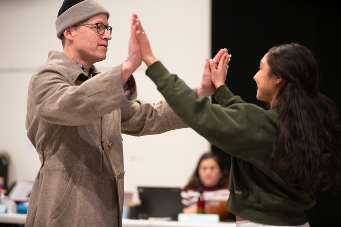 Photos: Go Inside Rehearsals for A HOME WHAT HOWLS (OR THE HOUSE WHAT WAS RAVINE) at Steppenwolf Image