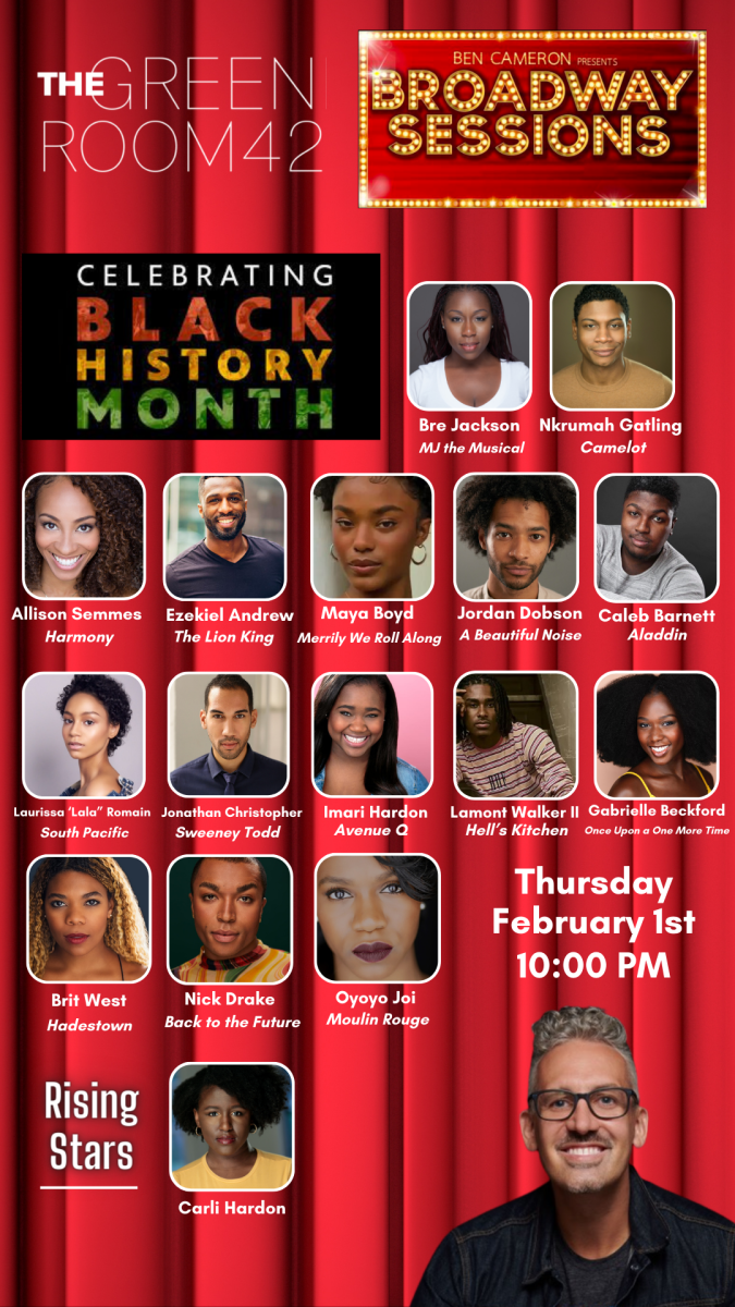 Broadway Sessions' Annual Black History Month All Star Concert Will Take Place Next Week 