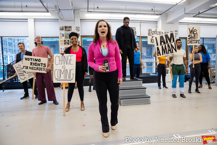 Photos: Go Inside Rehearsals for 60s Musical A SIGN OF THE TIMES Image