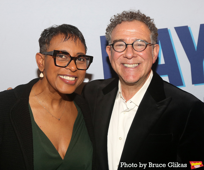 Schele Williams and Director Michael Greif Photo
