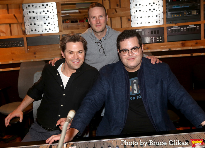 Andrew Rannells, Producer Michael Croiter and Josh Gad  Photo