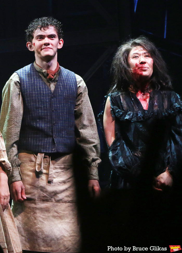 Photos: Joe Locke Takes His First Bows In SWEENEY TODD On Broadway Image